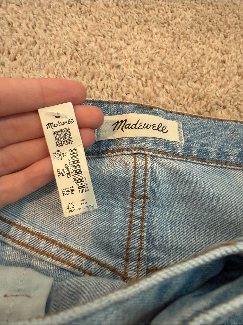 Madewell The Perfect Vintage Jean in Fitzgerald Wash - Picture 5 of 8